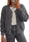 Fall Long Sleeve Cardigans for Women - Lightweight Loose Button