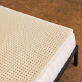 Pure Green Natural Latex Mattress Topper 3 in Twin - Medium Firmness