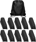 Drawstring Backpack Bags 60 Pack Bulk - Large Gym Sackpacks for Teams