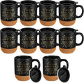 Motivational Team Coffee Mugs Pack of 6 - Employee Appreciation Set