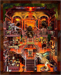 Book Nook Kit Dinosaur Museum - DIY 3D Wooden Puzzle with LED Lights