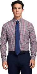 IZOD Men's Regular Fit Long Sleeve Wrinkle-Free Stretch Dress Shirt