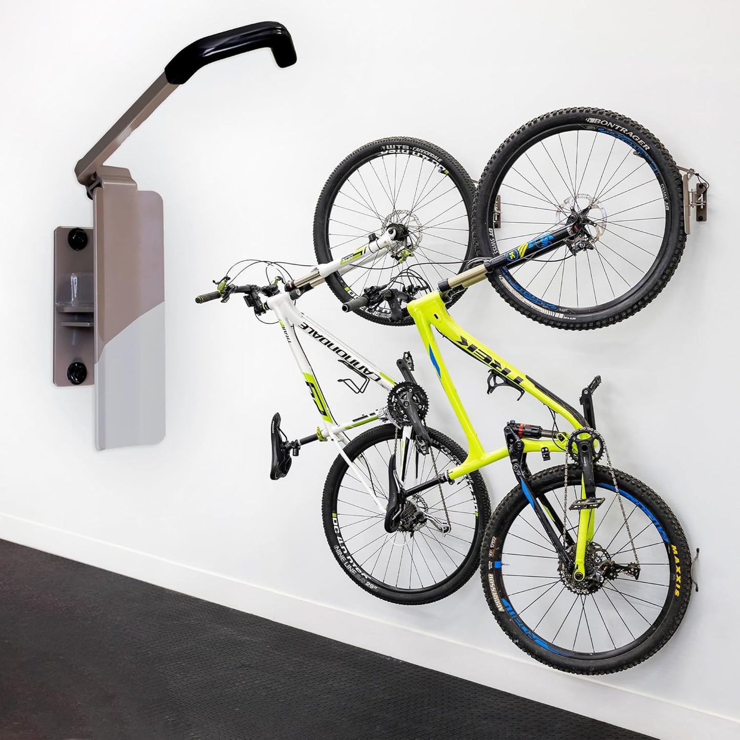 StoreYourBoard Bike Swivel Rack for Space-Saving Indoor Storage