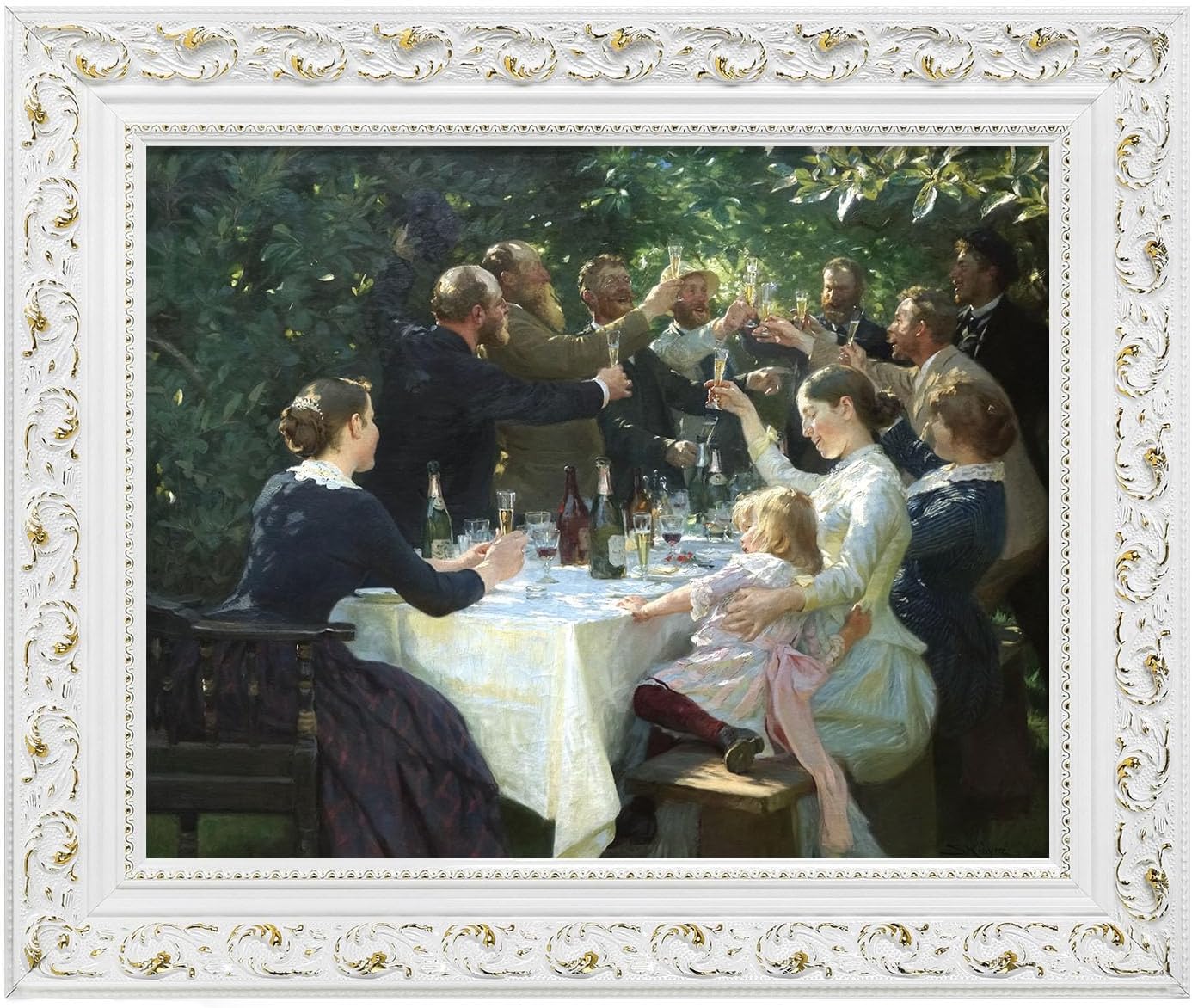 Ornate Canvas Frame for 30x40 Art Prints by FOLKOR