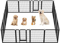 Yaheetech Dog Playpen Outdoor 40 in 12 Panels - Portable Puppy