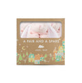 Pink Bunny Blankie Set - Cashmere Soft Trio for Strollers & Travel