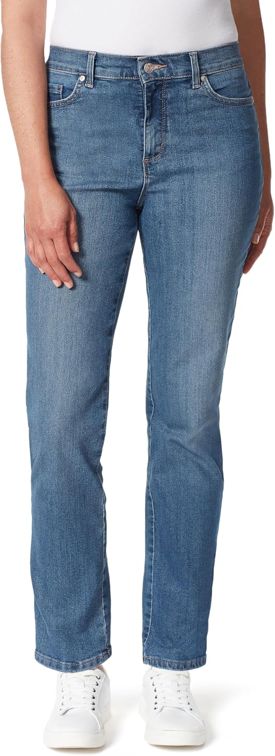 Gloria Vanderbilt Womens Amanda Classic High Rise Tapered Jean