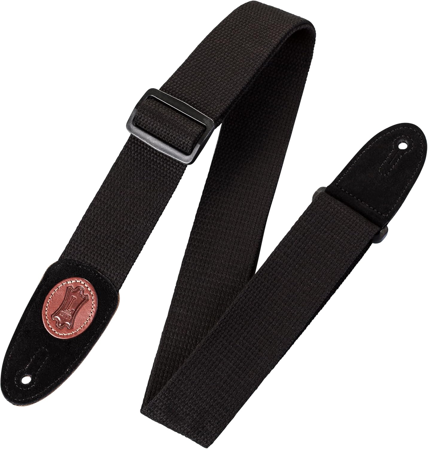 Durable & Comfortable Levy's Black Guitar Strap