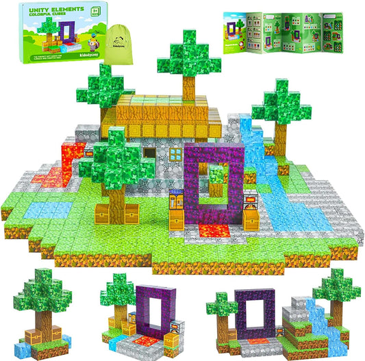 Magnetic Portal Building Set - Montessori Kids Toy