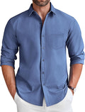 COOFANDY Men's Long Sleeve Button Down Shirt - Wrinkle Free Casual fit