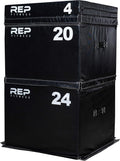 REP Fitness Stackable Soft Foam Plyo Boxes - Stable Soft Plyo Set