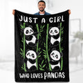 Panda Blanket Gifts for Girls and Women - Cozy Fleece Decor