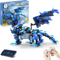 Dragon Building Kit Remote Control Stem Toy for Kids - Coding Play