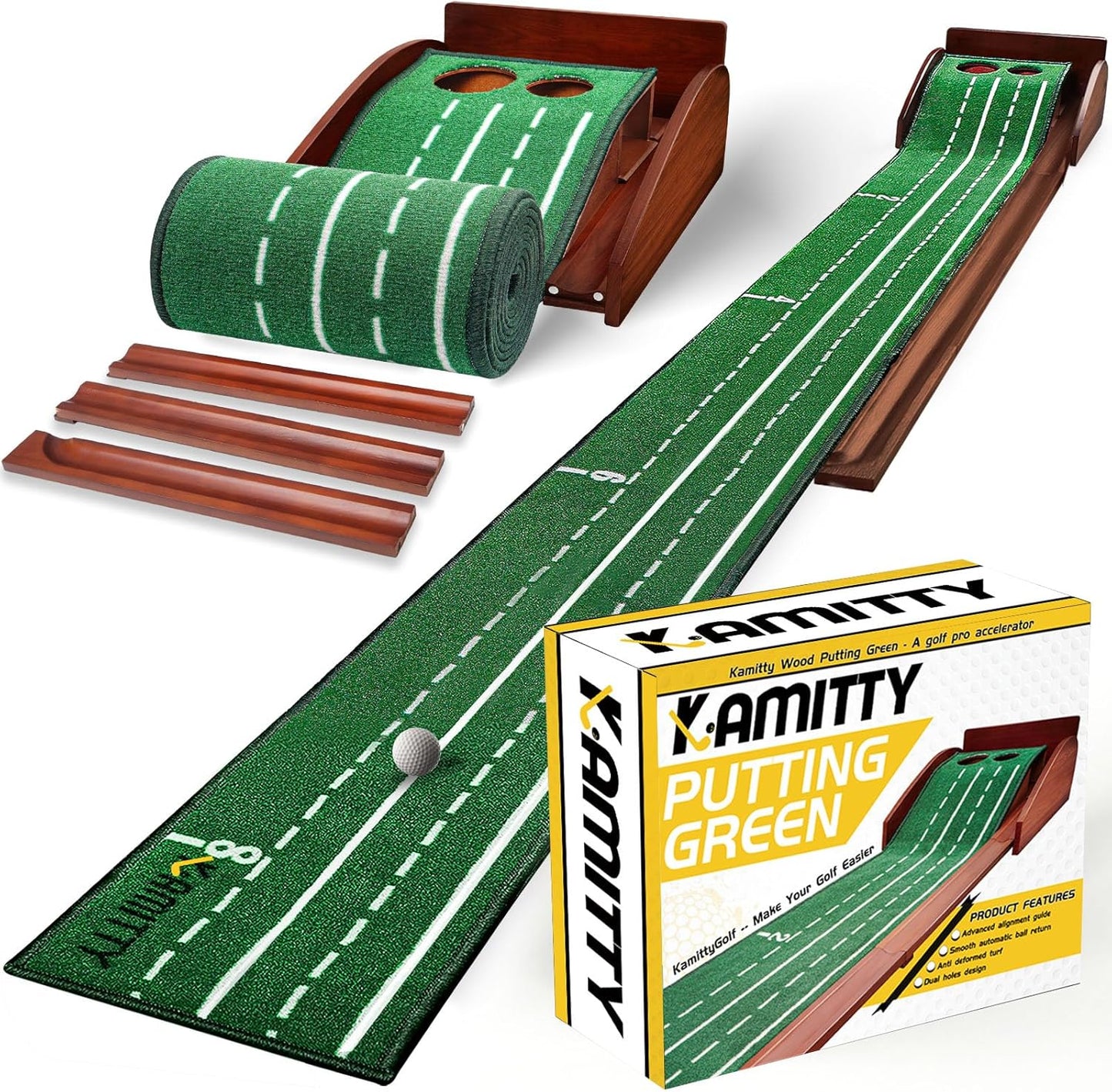 Home & Office Putting Mat - Ball Return Mini Game