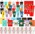 72 Pcs Christmas Tumbler Gift Set with Lids, Straws, and More