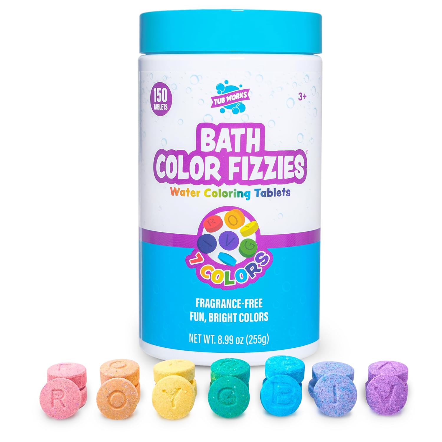 150 Kid-Friendly Bath Color Fizzies for Vibrant Fun!