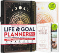 A5 Life Mastery Planner - 12 Month Goal & Habit Organizer