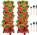Vertical Planter 6 Tier Stackable Planters - Space-Saving Garden