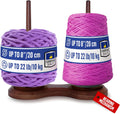 Double Yarn Holder 44 Lb Capacity - Smooth Dual Bearing Spinner