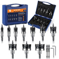Carbide Hole Saw Kit for Metal TCT Drill Bit Set 10PCS