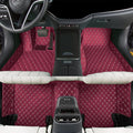 All-Weather Car Floor Mat for 99% Vehicle Models - Wine Red