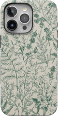 Casely iPhone 15 Pro Max Case Sage Garden - Bold 8-ft Protection