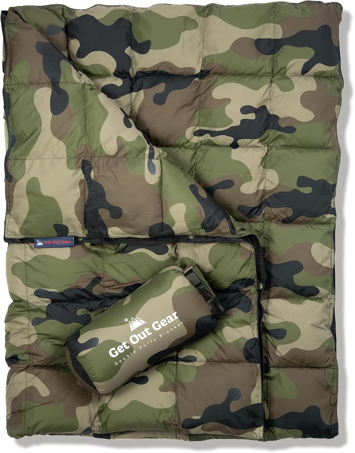 Get Out Gear Down Camping Blanket - Lightweight and Warm Quilt