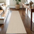 Washable Runner Rug 2x8 Non Slip Rubber Backed Hallway Runner - Soft
