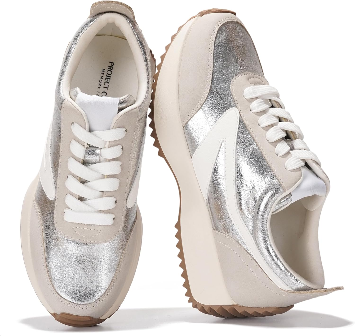 Project Cloud Womens Sneakers - Lightweight Memory Foam Shoes
