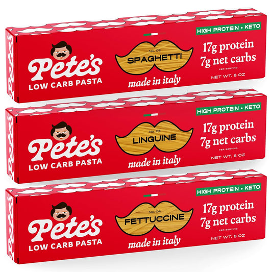 17g High Protein Pasta Variety Pack for Healthy Eating