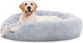 Calming Dog Bed 46 in Donut for Large Dogs - Anti-Anxiety Plush