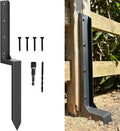 Fence Post Repair Kit Thickened 11-Gauge Steel Anchor & Stakes