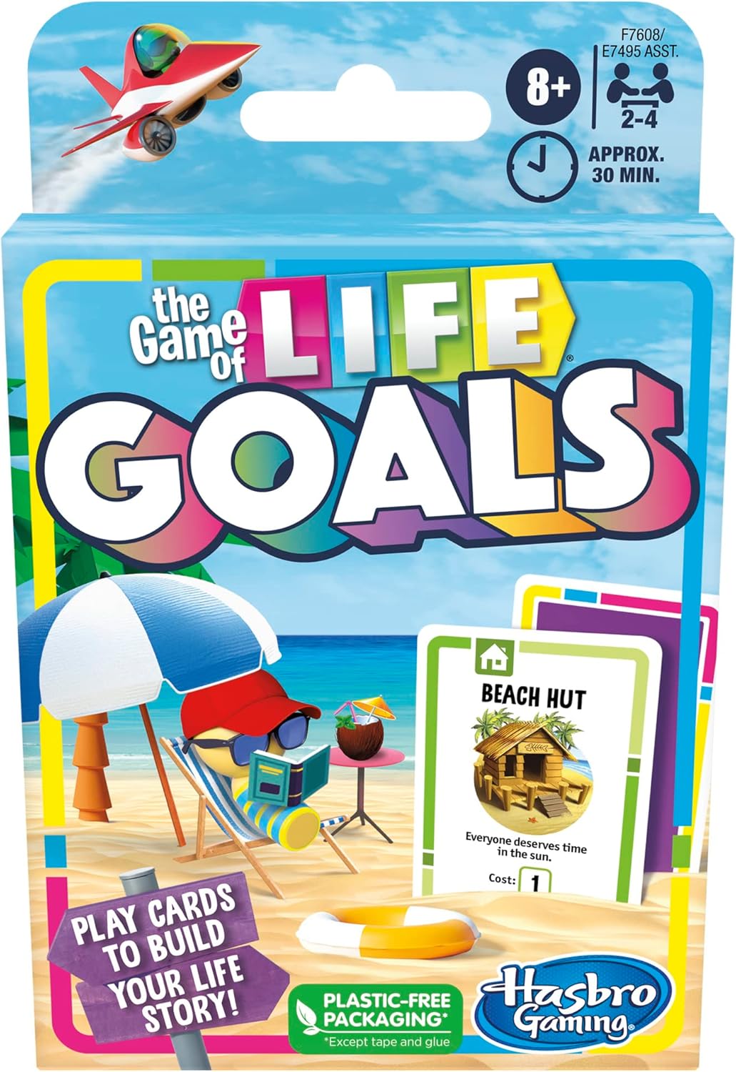 Hasbro Life Goals Card Game - Fast Family Fun!