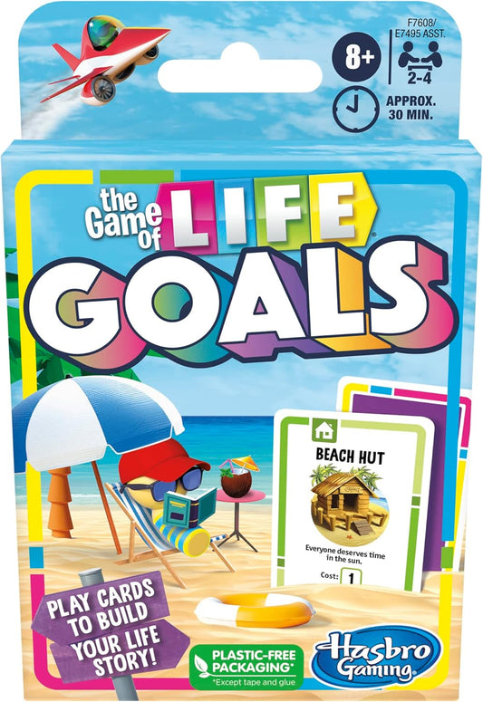 Hasbro Life Goals Card Game - Fast Family Fun!
