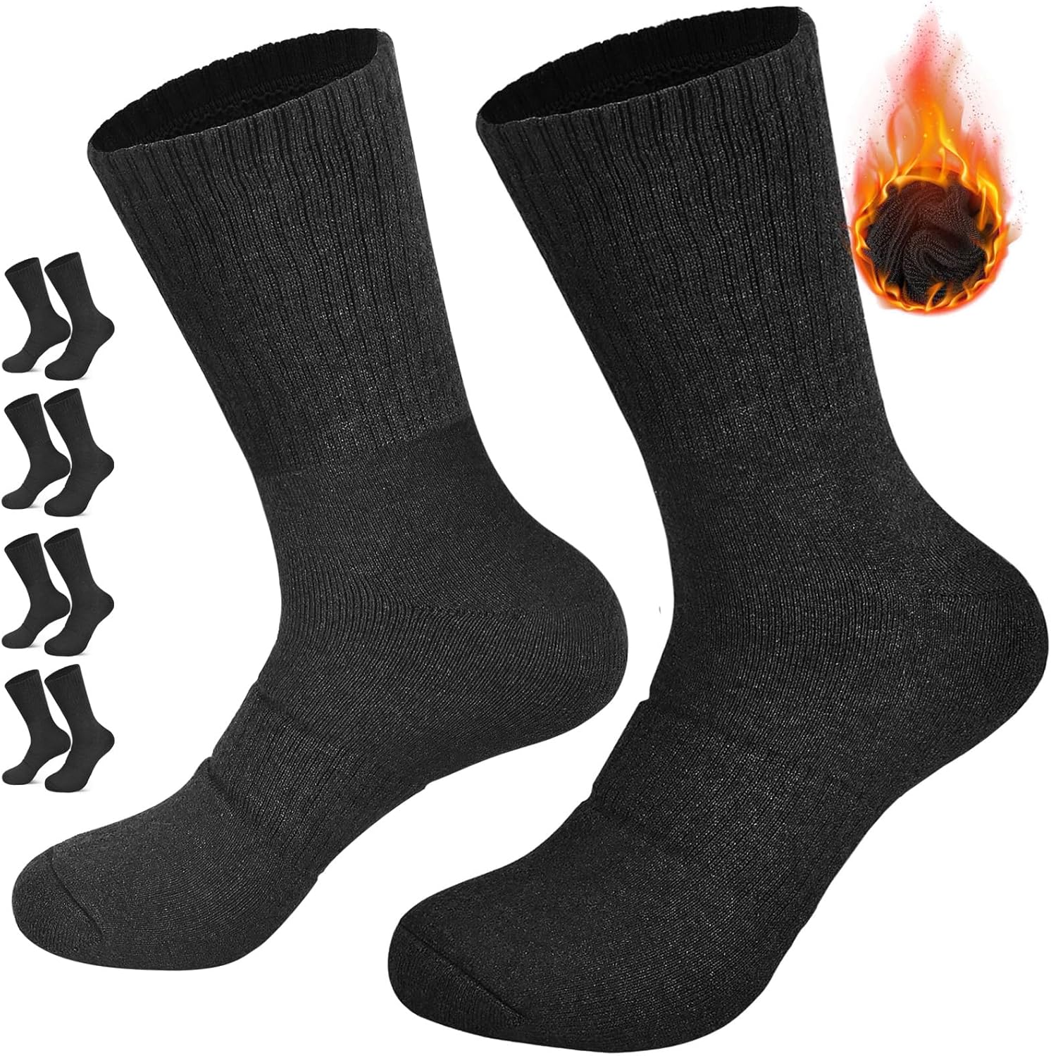 Cozy 360 Cushioned Thermal Socks for Outdoor Fun!