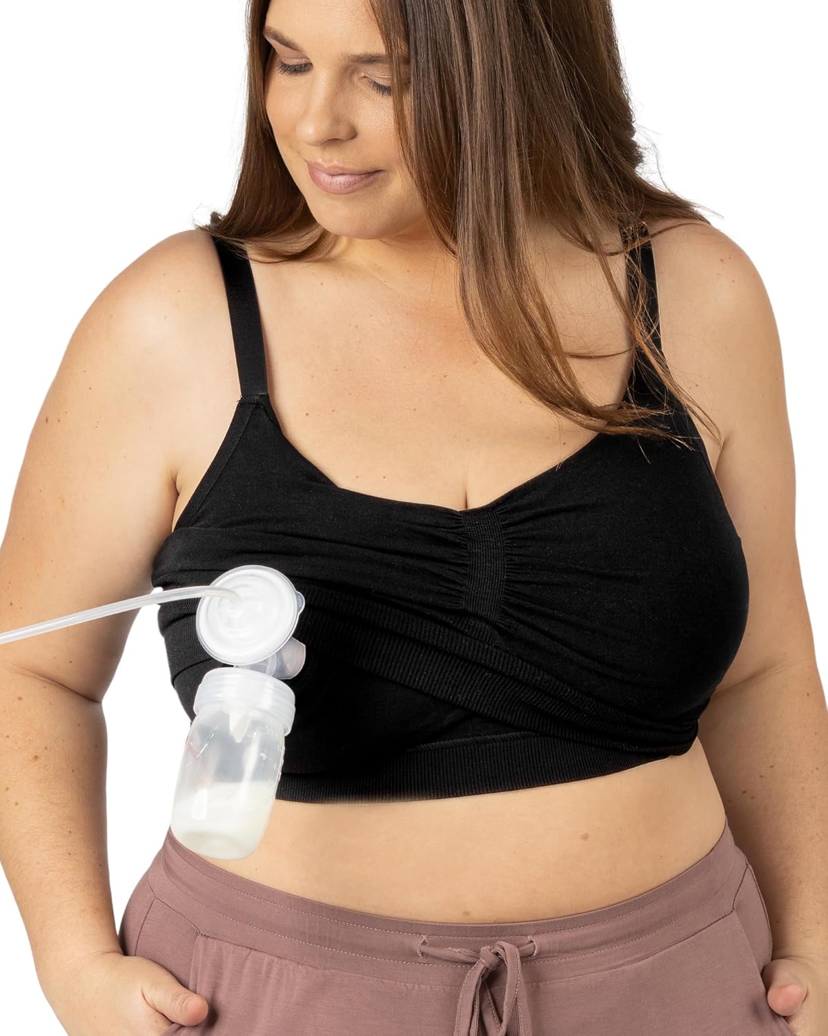 Sublime Wireless Comfort Sleep Pumping Bra for Busty Moms