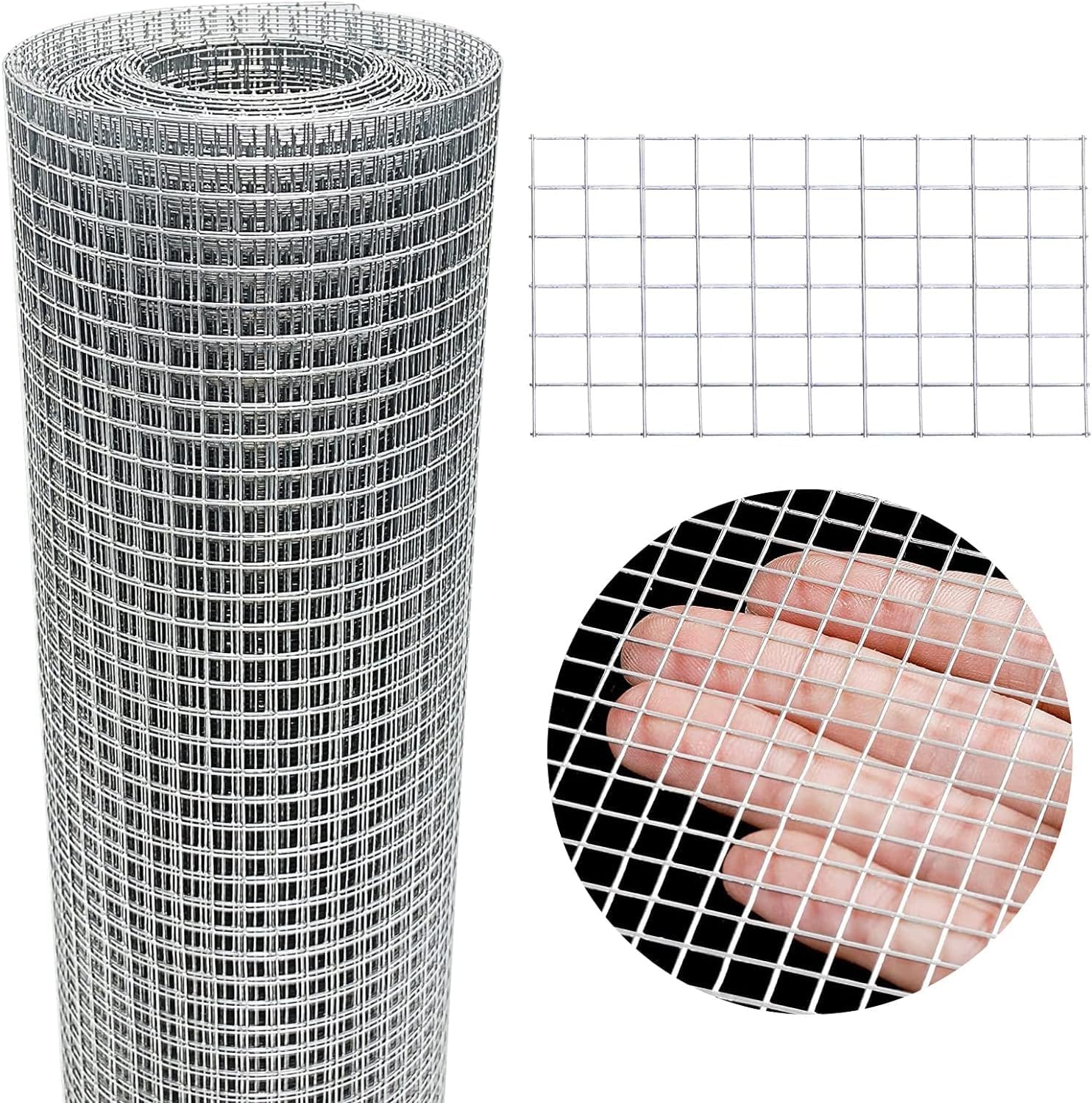 Hardware Cloth 20 in x 30 ft Galvanized Wire Mesh Roll for Fencing