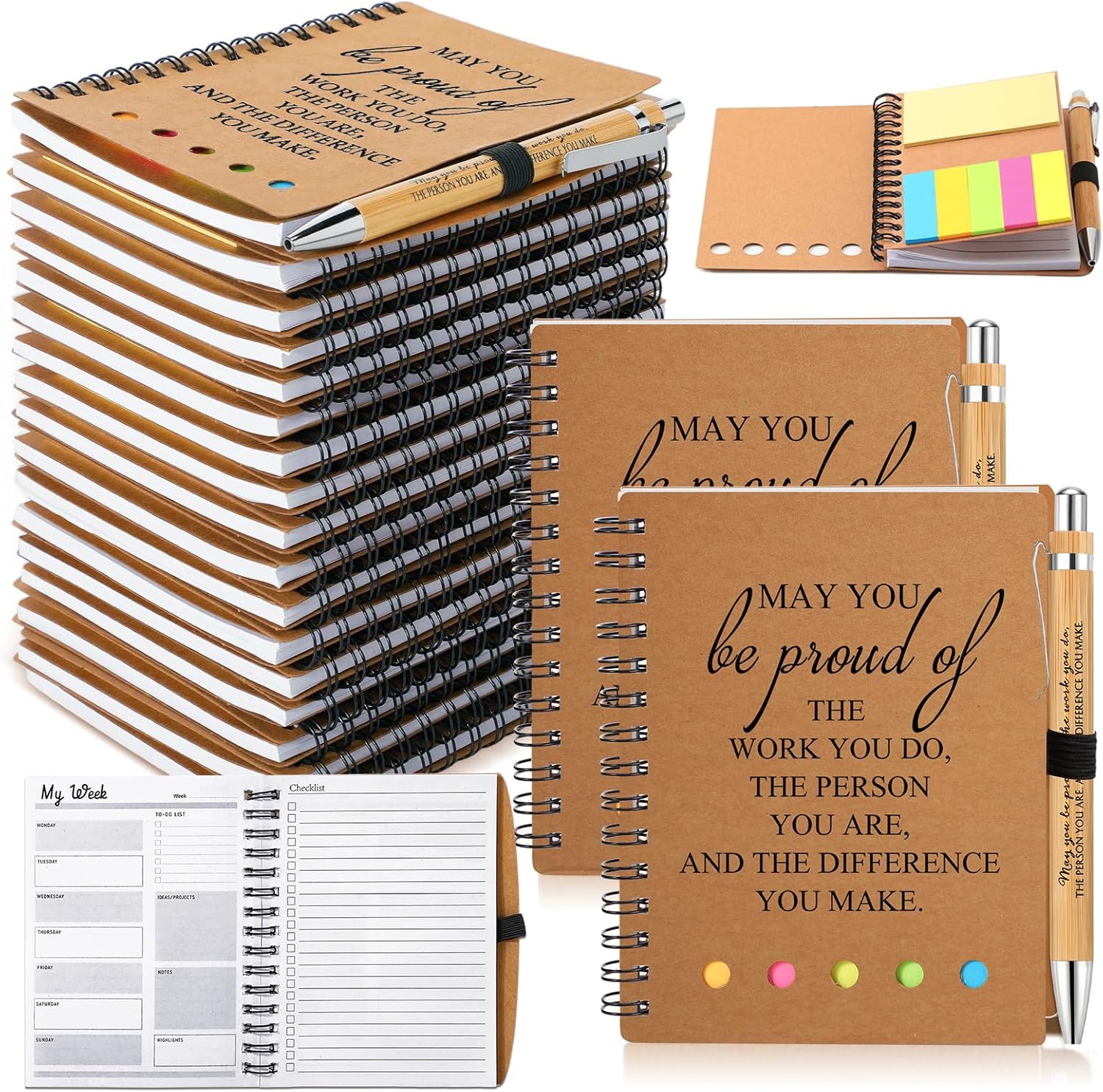 20 Sets Inspirational Medical Assistant Week Notebooks Bulk