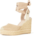 The Drop Women's Zuki Wedge Espadrille Sandals for Vacation Style