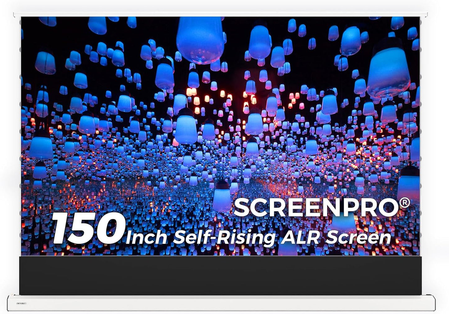 150 Tensioned Motorized Projector Screen