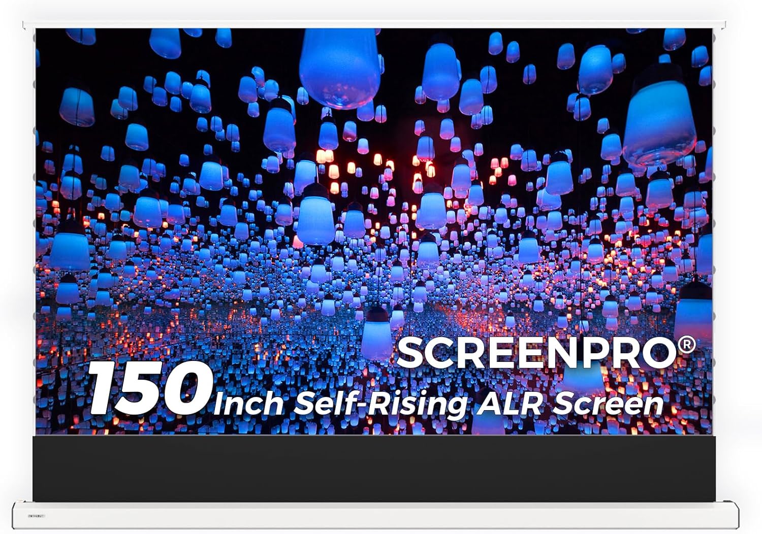 150 Tensioned Motorized Projector Screen