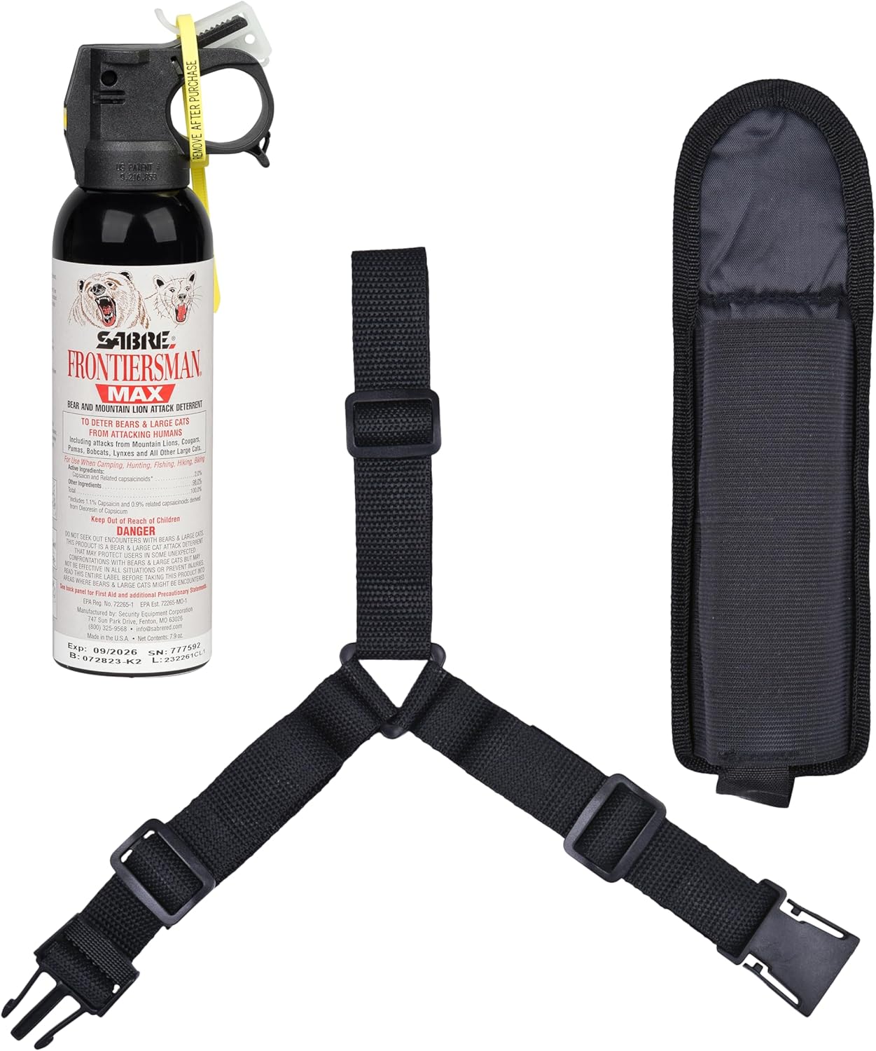 SABRE Frontiersman MAX Bear Spray for Ultimate Protection