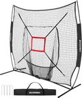 7 ft x 7 ft Baseball Softball Practice Net - Quick Setup Backstop