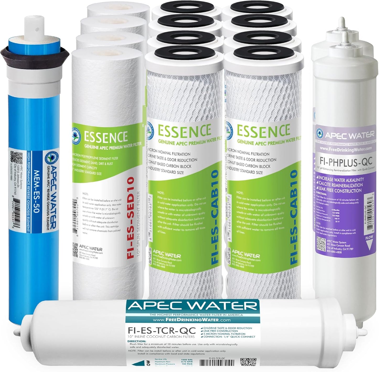 APEC Water Systems FILTER-T2Y-ESPH High Capacity Replacement Set