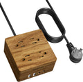 USB Power Strip Surge Protector with 4 USB Ports & 4 Outlets - Compact