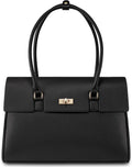 Laptop Bag for Women Work Tote Messenger - Waterproof PU Leather