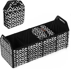 Trunk Organizer for Car Storage - Portable Insulation Cooler Bag