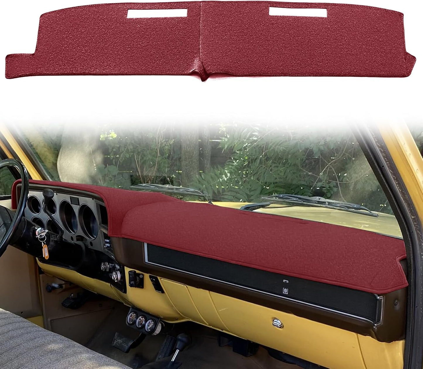 Yiz Dash Cover Mat for 1981-1991 Chevrolet C/K Series