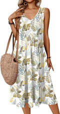 Casual Midi Tank Dress for Women by Zeagoo - Perfect for Summer