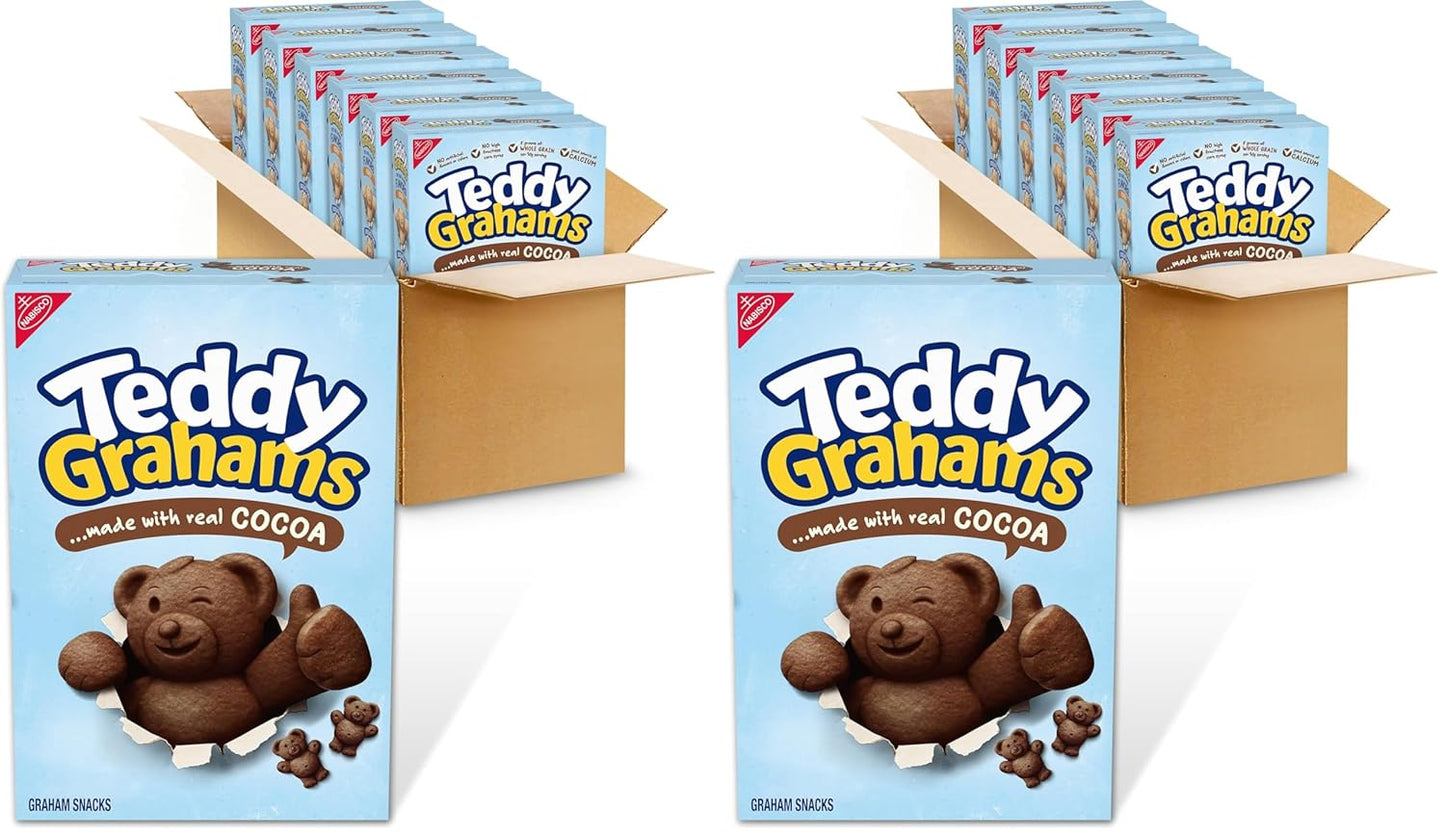 Teddy Grahams Chocolate Graham Snacks for Fun and Wholesome Treats